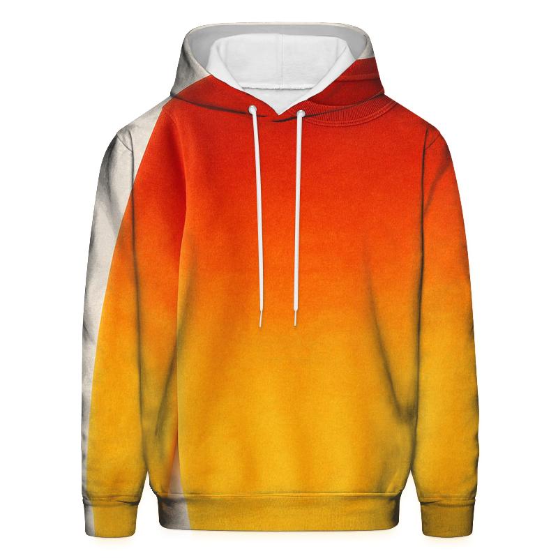Vibrant Sunset Horizon Oversized Hoodie