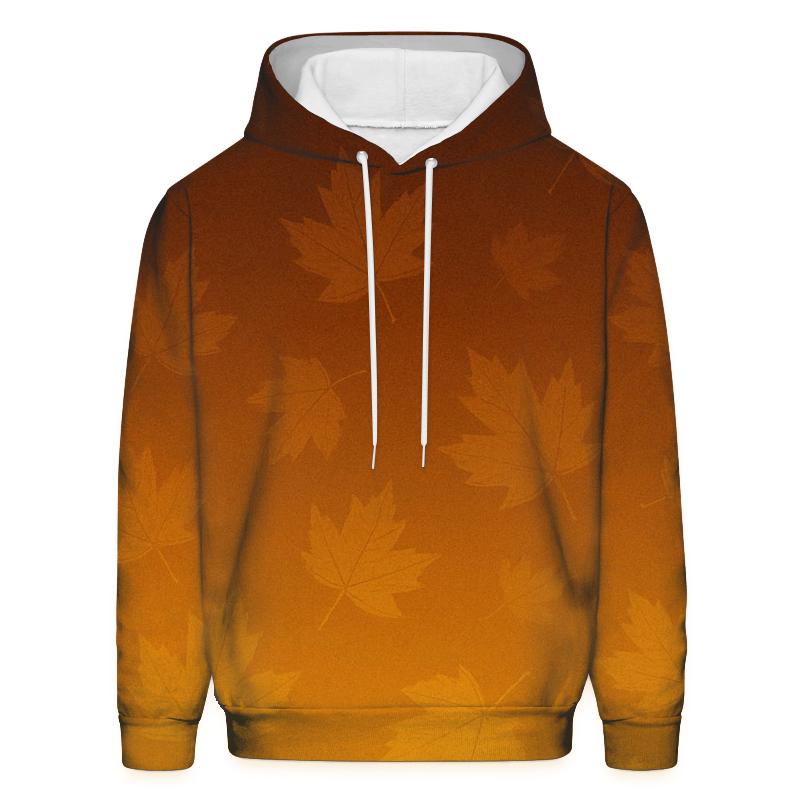 Golden Autumn Glare Oversized Hoodie