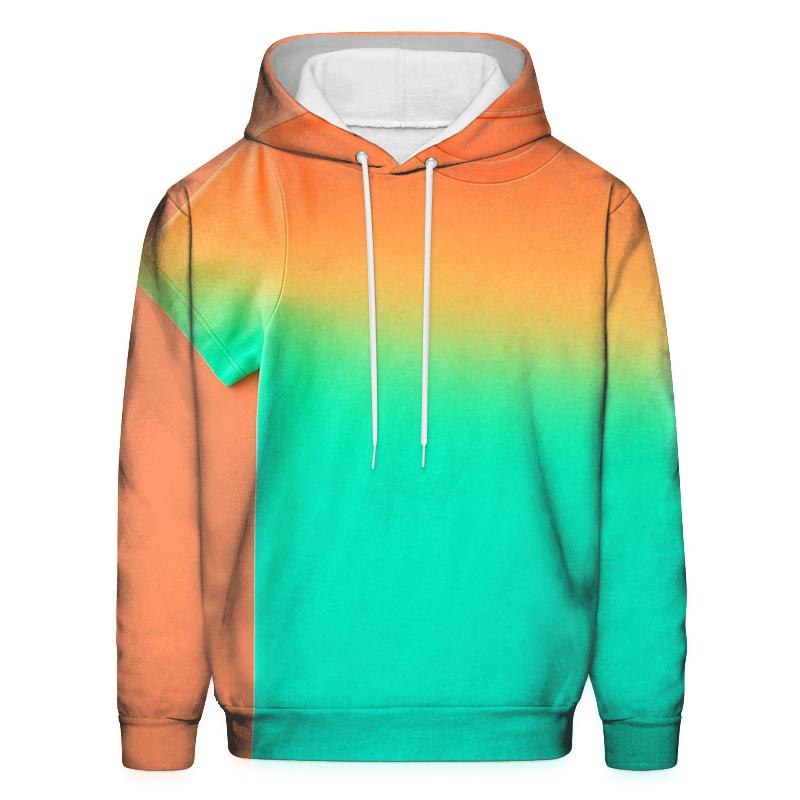 Tropical Paradise Gradient Oversized Hoodie