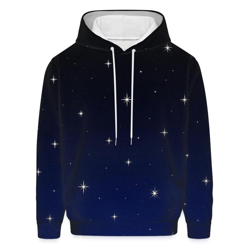 Royal Night Sky Oversized Hoodie