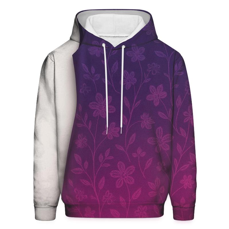 Floral Bloom Fade Oversized Hoodie