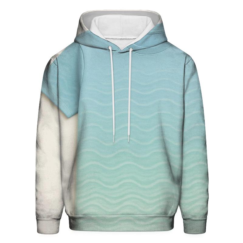 Cool Breeze Blue Oversized Hoodie