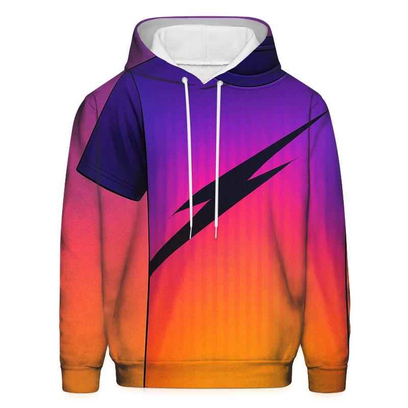 Electric Sunset Oversized Hoodie