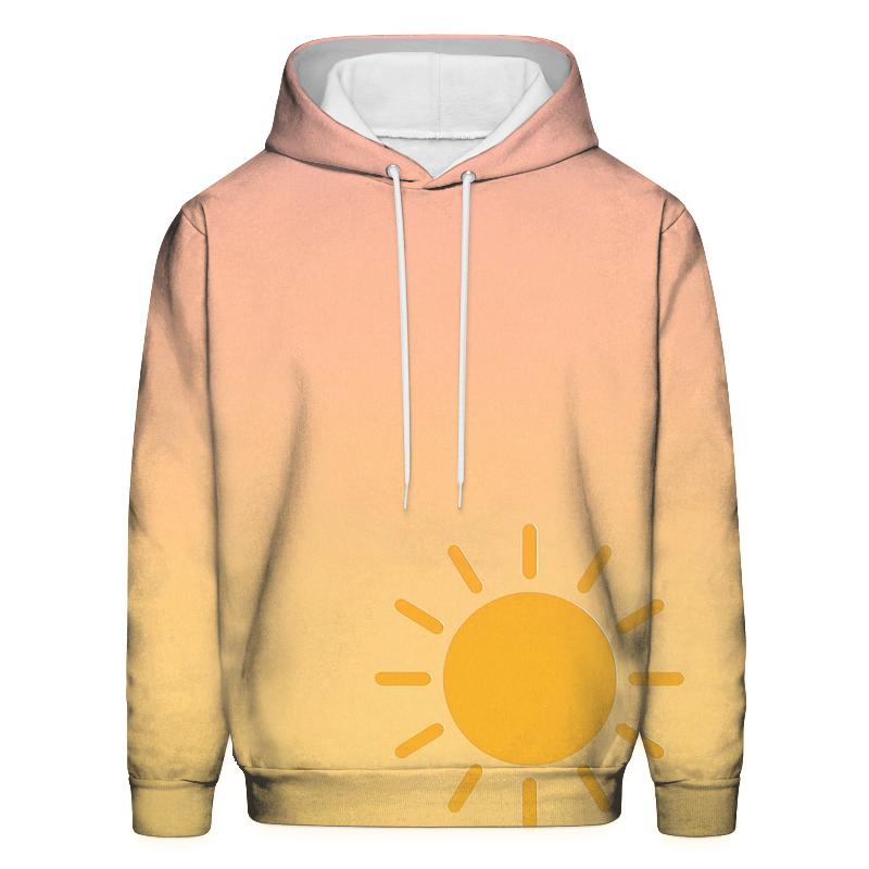 Blushing Sunrise Oversized Hoodie