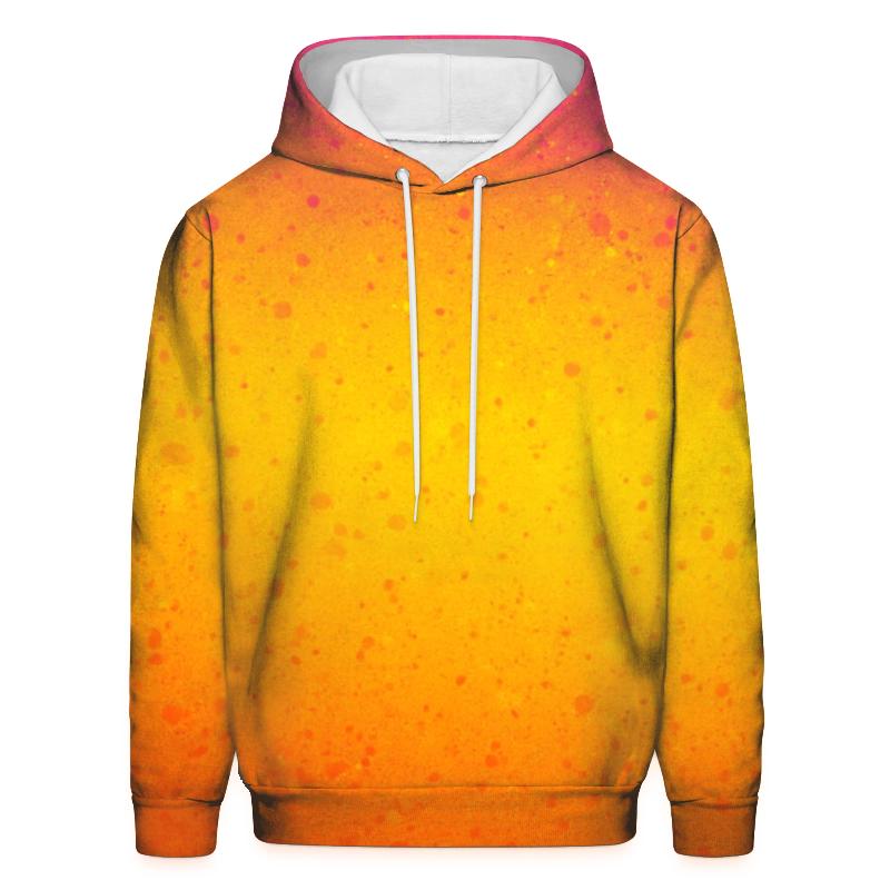 Fiery Sunset Embrace Oversized Hoodie