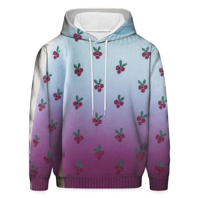 Frosted Berry Bliss Oversized Hoodie