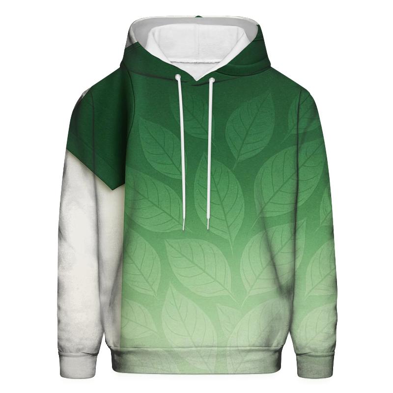 Emerald Forest Whisper Oversized Hoodie