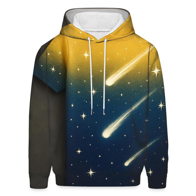 Cosmic Comet Gradient Oversized Hoodie