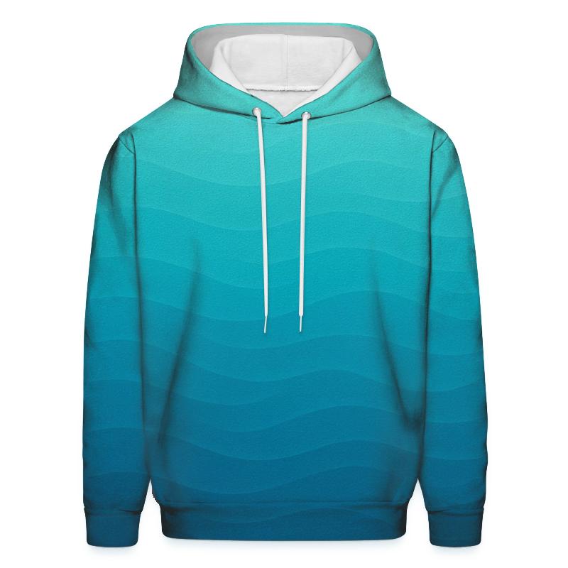 Ethereal Ocean Waves Oversized Hoodie