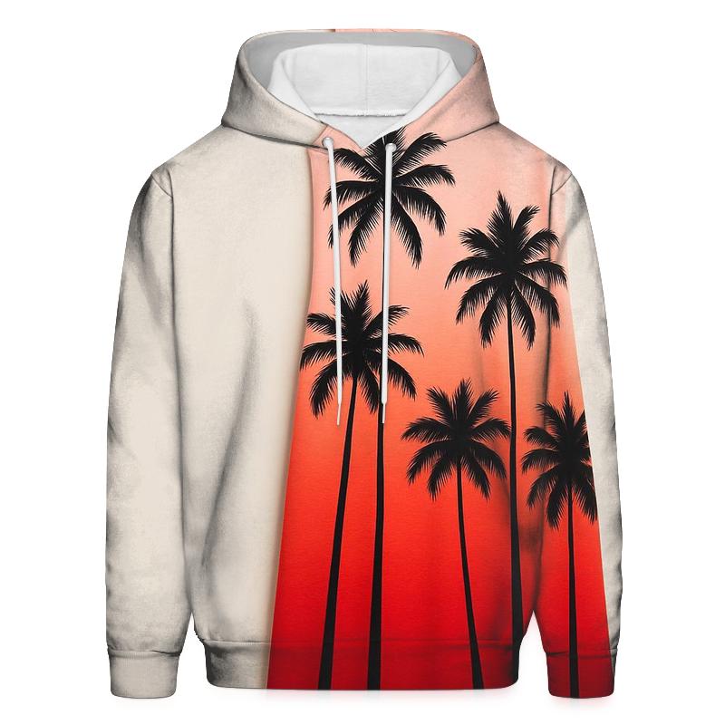 Sunset Silhouette Oversized Hoodie