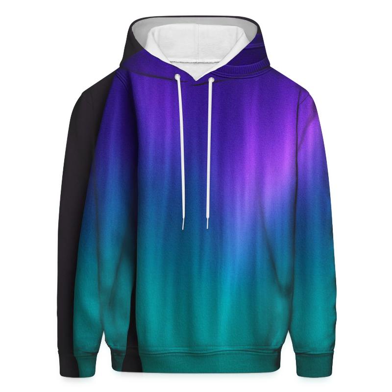 Electric Aurora Glow Oversized Hoodie