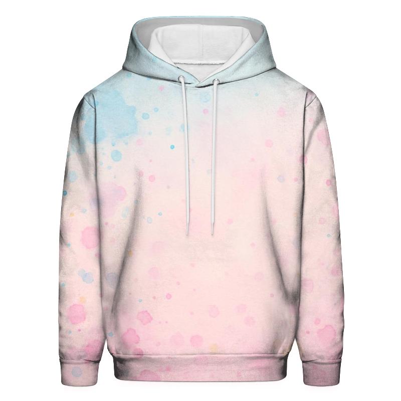 Whimsical Pastel Splash Oversized Hoodie