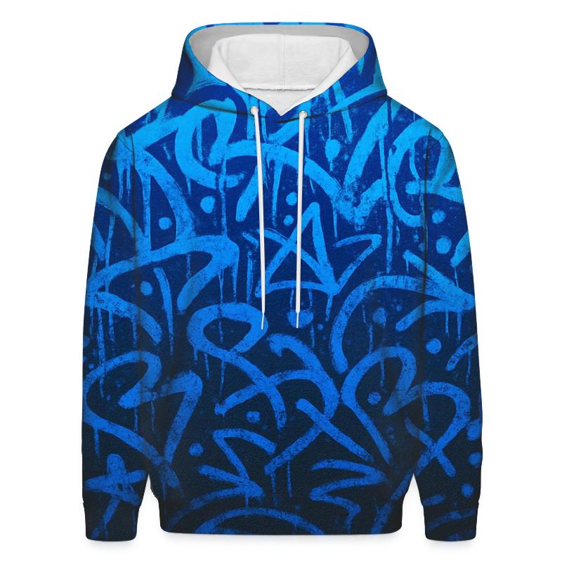 Urban Graffiti Splash Oversized Hoodie