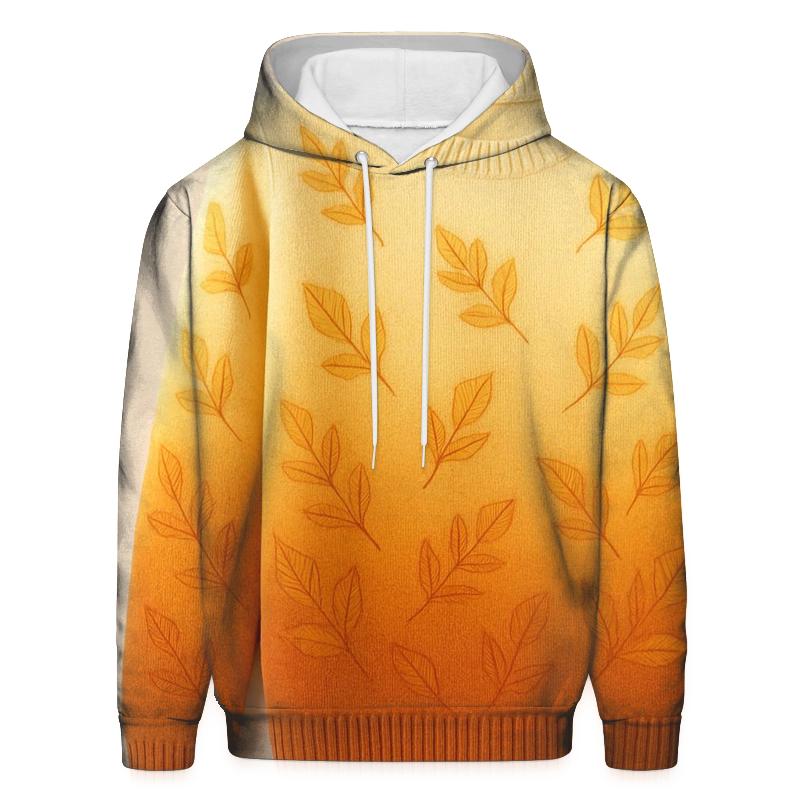 Golden Autumn Delight Oversized Hoodie