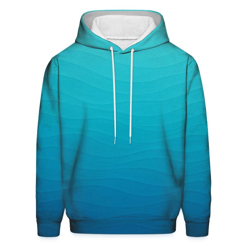 Cool Ocean Wave Design Oversized Hoodie