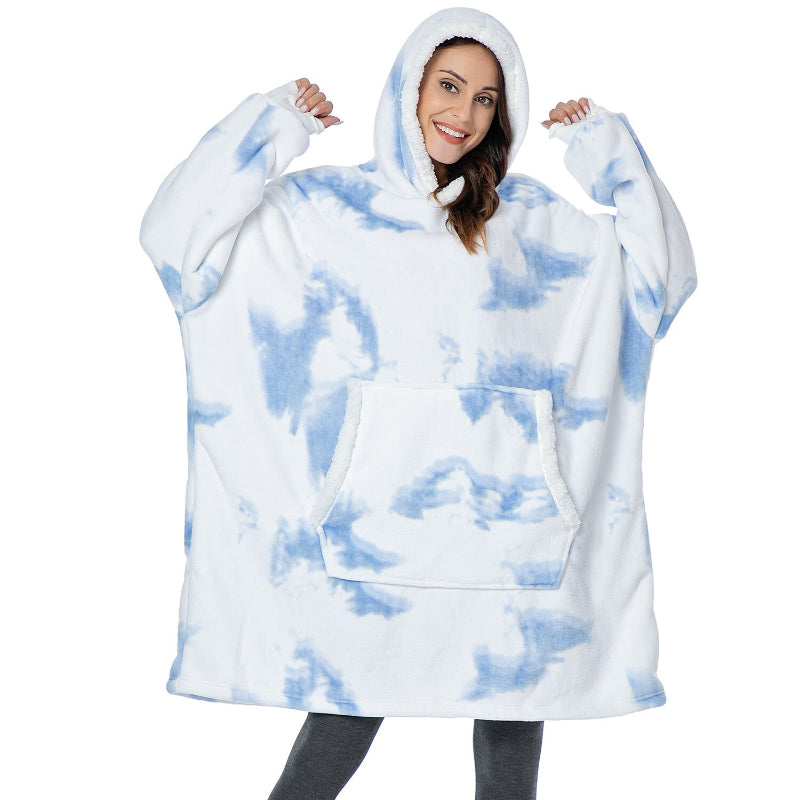 Women's Oversized Fleece Blanket Hoodie-Soco Hoodie