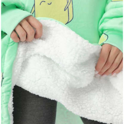 Women's Oversized Fleece Blanket Hoodie-Soco Hoodie