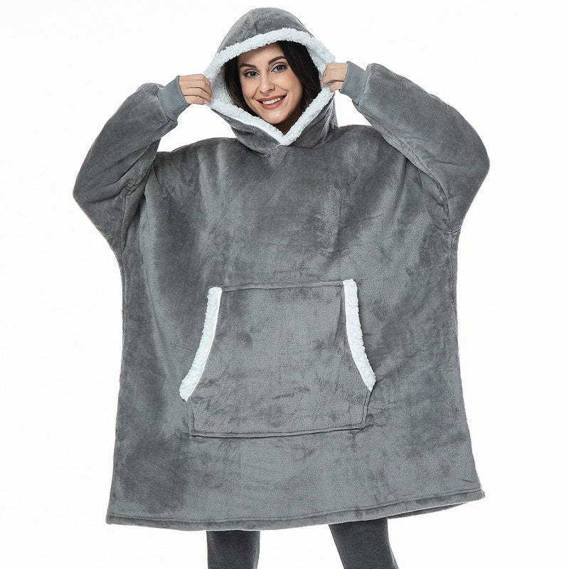 Women's Oversized Fleece Blanket Hoodie-Soco Hoodie
