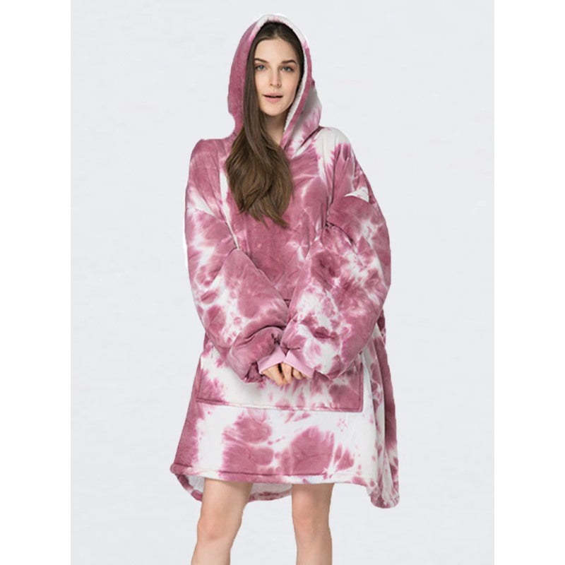 Casual Tie-Dye Oversized Hoodies Sweatshirt-Soco Hoodie