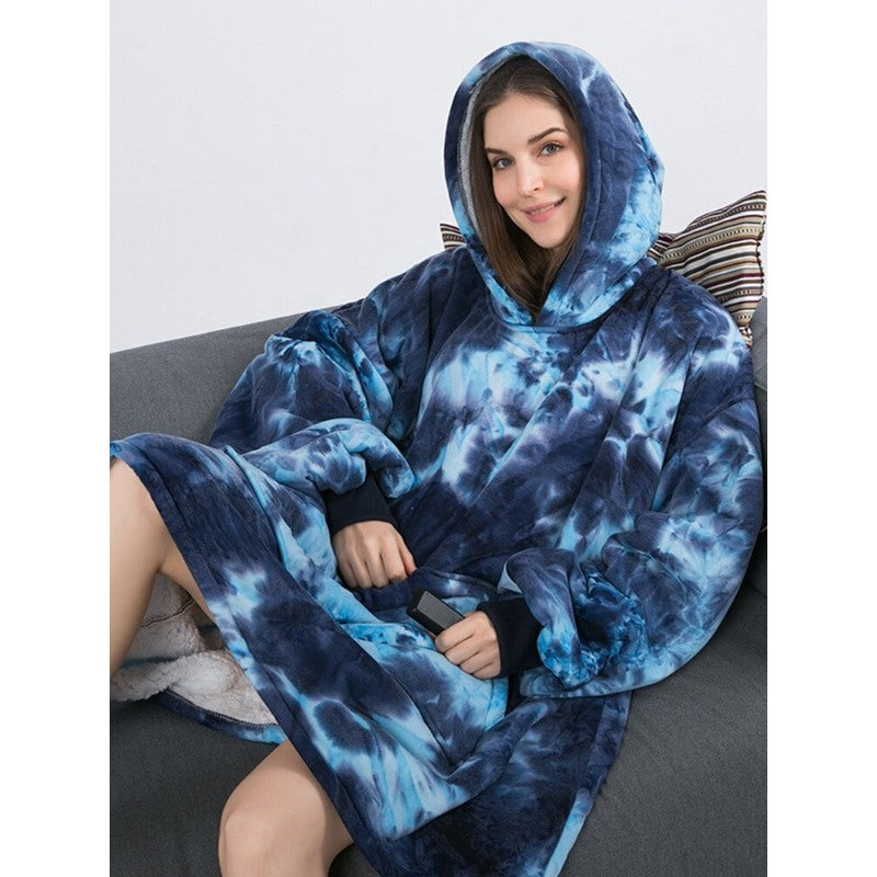 Casual Tie-Dye Oversized Hoodies Sweatshirt-Soco Hoodie