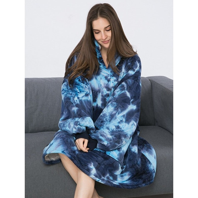 Casual Tie-Dye Oversized Hoodies Sweatshirt-Soco Hoodie