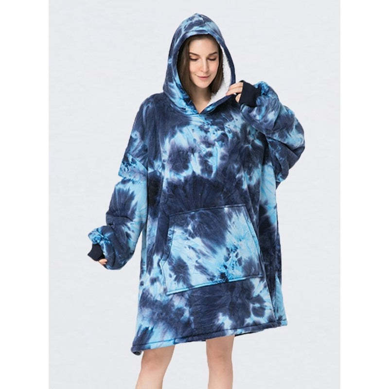 Casual Tie-Dye Oversized Hoodies Sweatshirt-Soco Hoodie