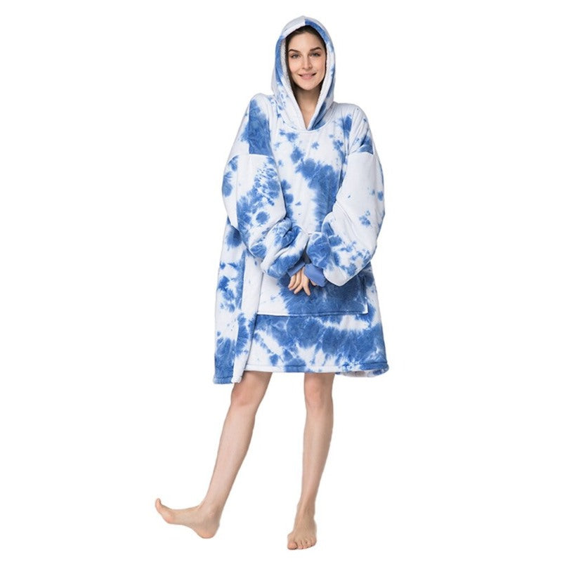 Casual Tie-Dye Oversized Hoodies Sweatshirt-Soco Hoodie