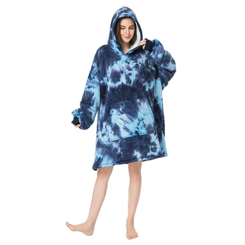 Casual Tie-Dye Oversized Hoodies Sweatshirt-Soco Hoodie