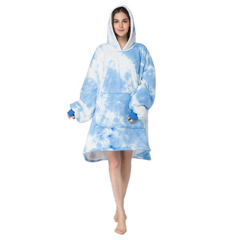 Casual Tie-Dye Oversized Hoodies Sweatshirt-Soco Hoodie