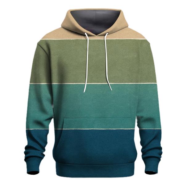 Horizon Stripe Lagoon custom hoodies