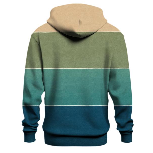Horizon Stripe Lagoon custom hoodies