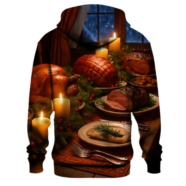 Midnight Feast Table premium hoodies