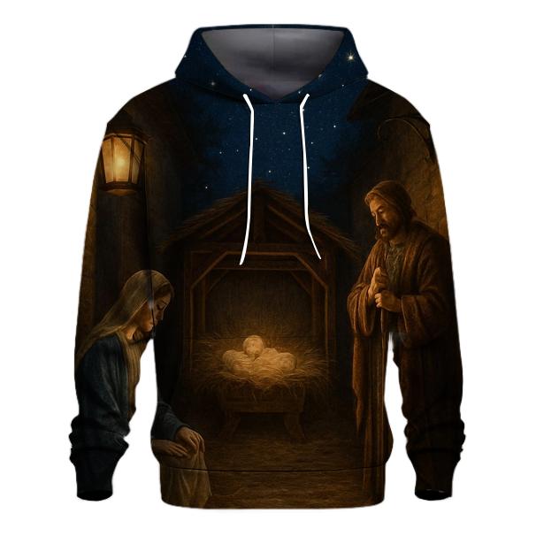 Starlit Nativity Alley hoodies fashion