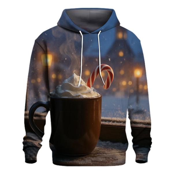 Hot Cocoa Window Nook pullover hoodies