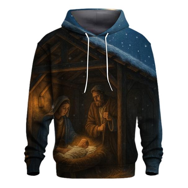 Starlight Nativity Scene hoodie designs