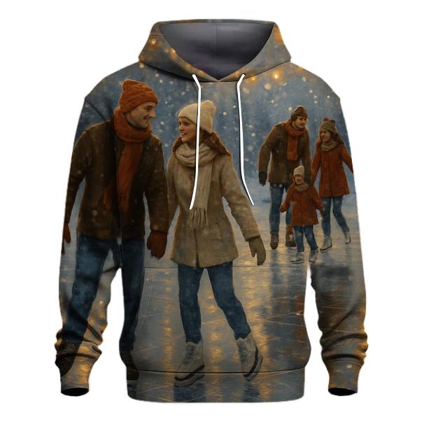 Skating Pond Evening hoodie designs