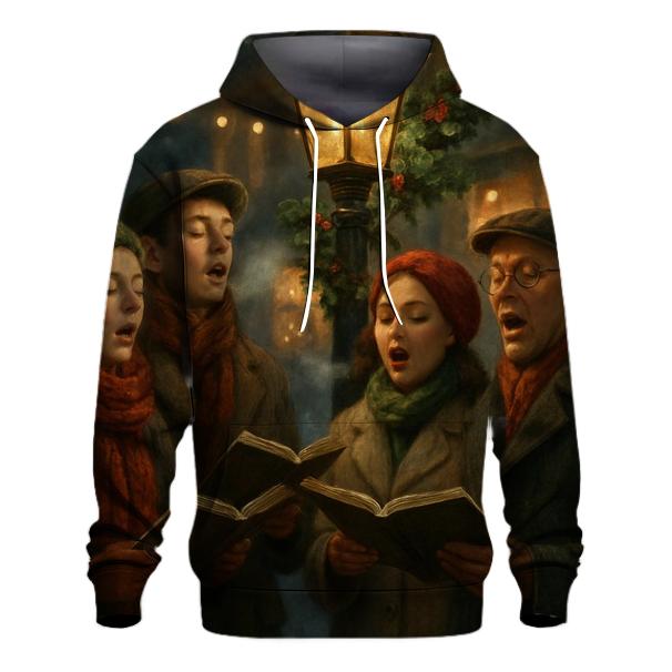 Berries And Brass Carolers printed hoodies