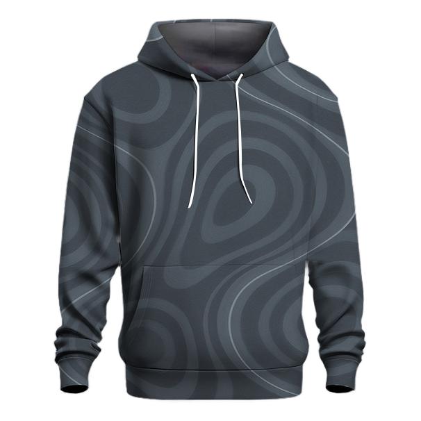 Monochrome Slate Swirls premium hoodies