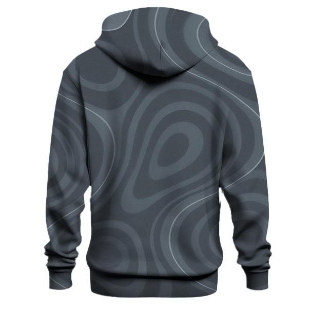 Monochrome Slate Swirls premium hoodies