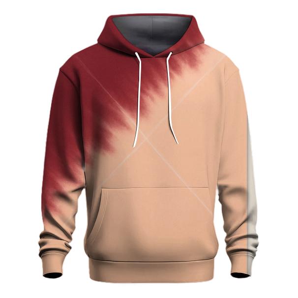 Diagonal Two Tone Fade premium hoodies