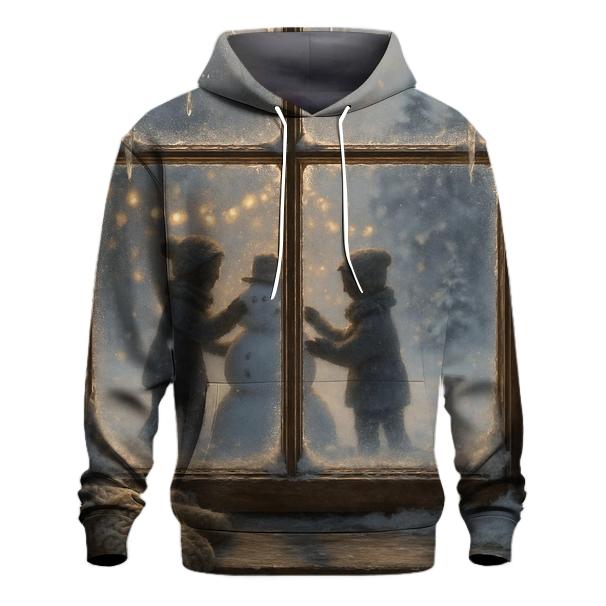 Icicle Window Silhouette pullover hoodies