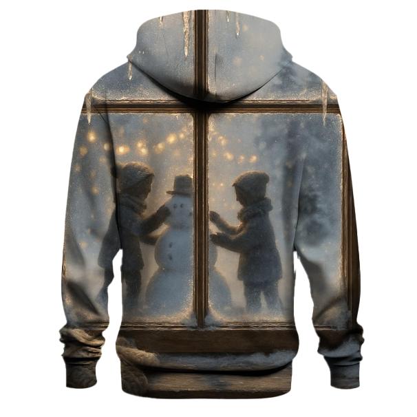 Icicle Window Silhouette pullover hoodies