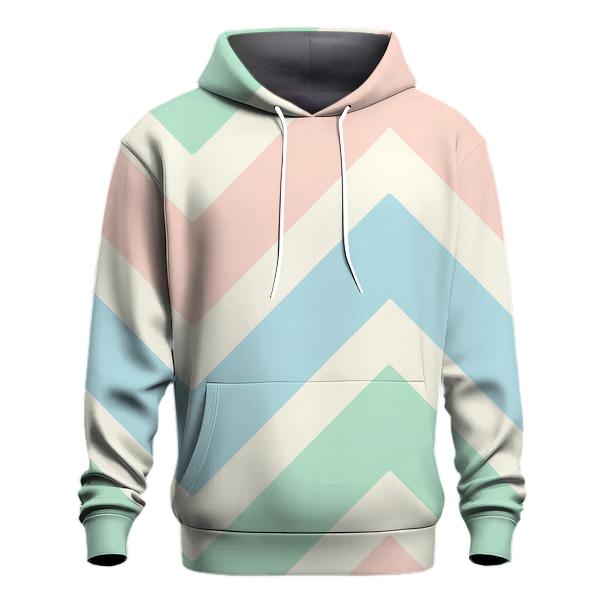 Diagonal Pastel Chevron custom hoodies