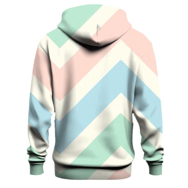 Diagonal Pastel Chevron custom hoodies