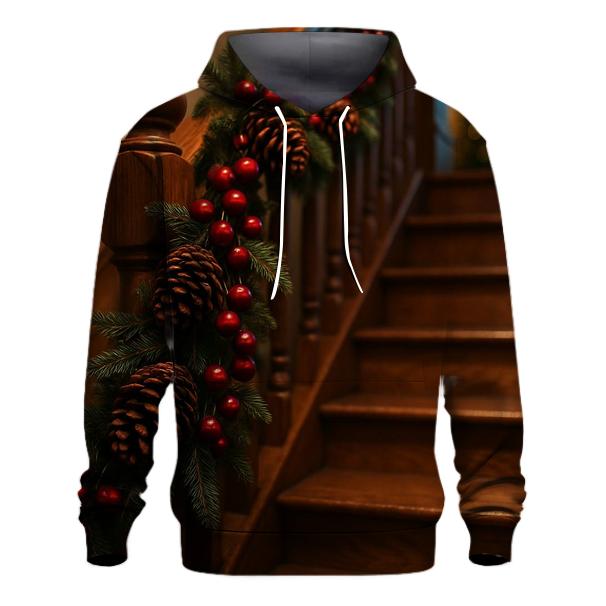 Pinecone Garland Stair designer hoodies