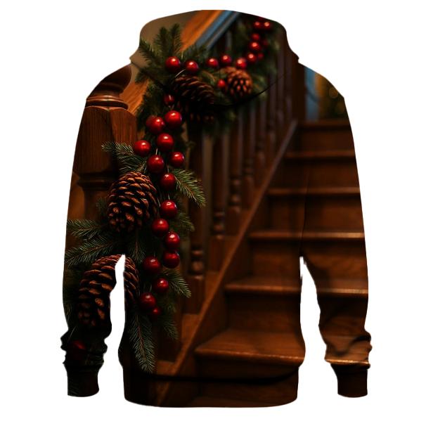 Pinecone Garland Stair designer hoodies