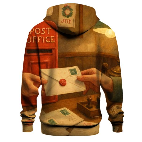 Greeting Card Post Office embroidered hoodies