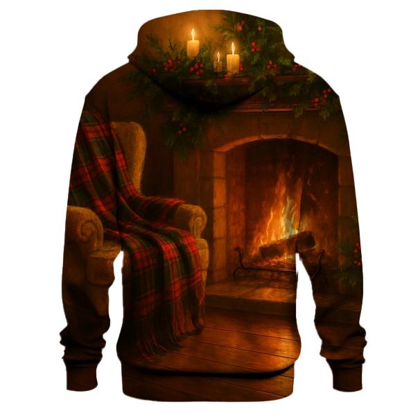 Cozy Fireside Christmas Eve hoodie designs