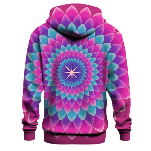 Sunburst Mandala Spiral lightweight hoodies