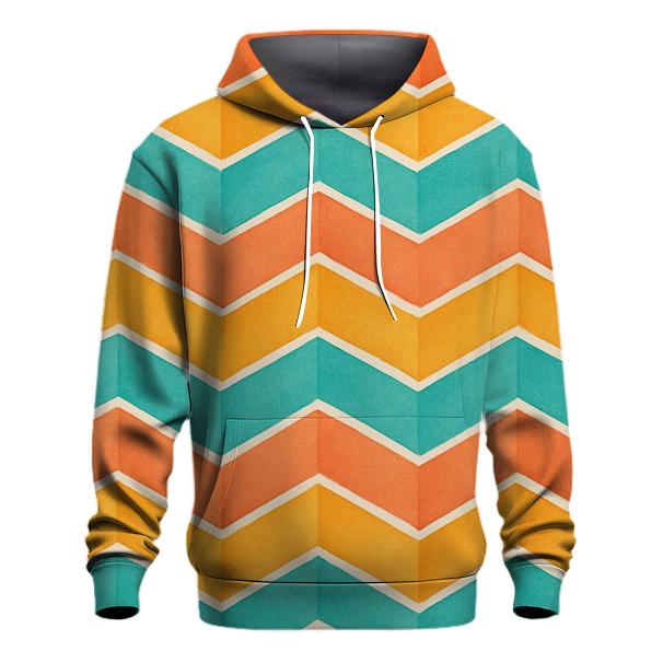 Chevron Accordion V lightweight hoodies